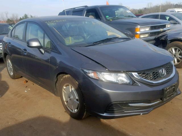 2HGFB2F65DH551622 - 2013 HONDA CIVIC HF GRAY photo 1