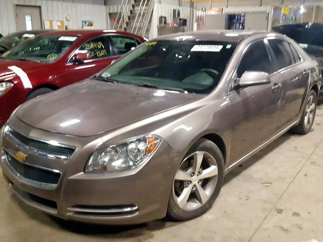 1G1ZC5E19BF138044 - 2011 CHEVROLET MALIBU 1LT BROWN photo 2