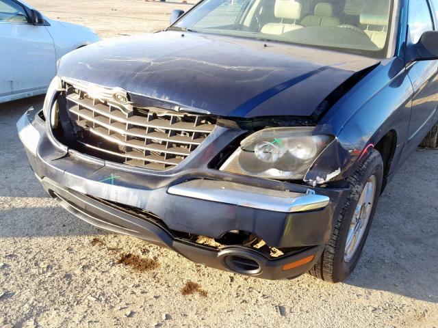 2A4GF68476R638035 - 2006 CHRYSLER PACIFICA T BLUE photo 9