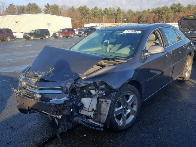 1G1ZC5EB5AF263484 - 2010 CHEVROLET MALIBU 1LT GRAY photo 2