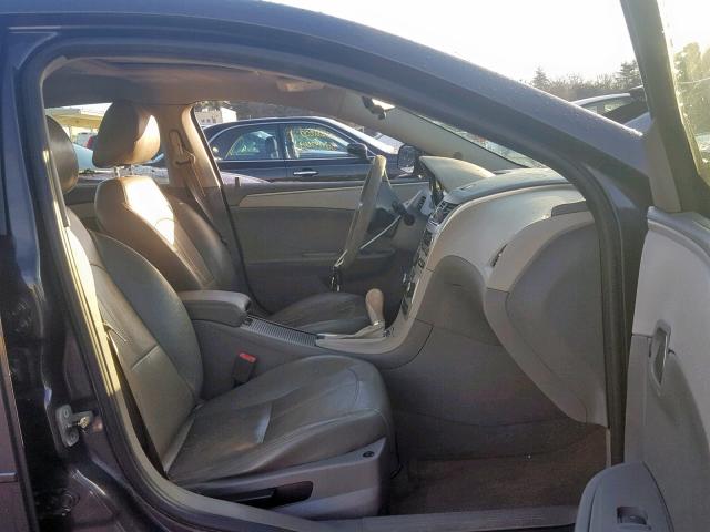 1G1ZC5EB5AF263484 - 2010 CHEVROLET MALIBU 1LT GRAY photo 5