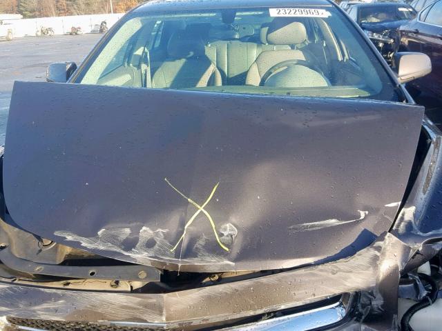 1G1ZC5EB5AF263484 - 2010 CHEVROLET MALIBU 1LT GRAY photo 7