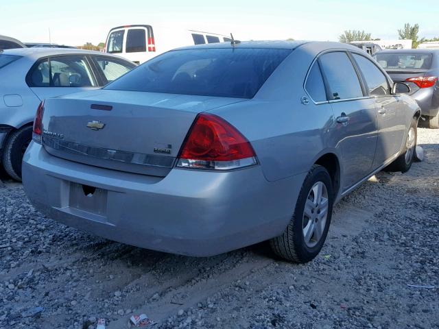 2G1WB58K589229243 - 2008 CHEVROLET IMPALA LS SILVER photo 4