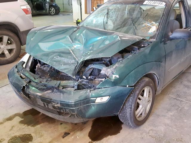 1FAFP34371W145388 - 2001 FORD FOCUS SE GREEN photo 9