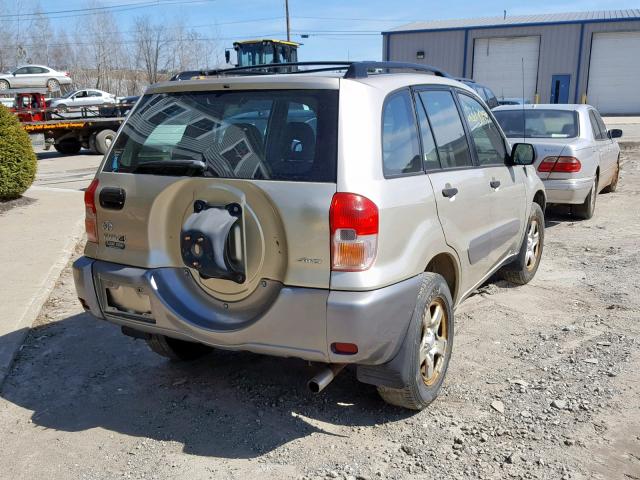 JTEHH20V026058494 - 2002 TOYOTA RAV4 TAN photo 4