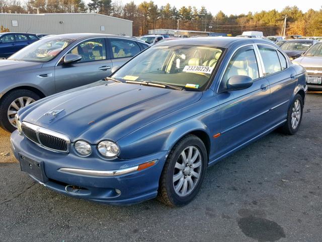 SAJEA51D63XD18917 - 2003 JAGUAR X-TYPE 2.5 BLUE photo 2