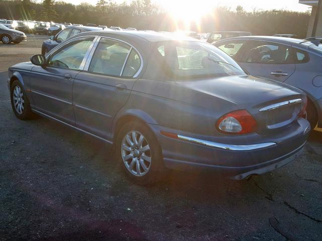 SAJEA51D63XD18917 - 2003 JAGUAR X-TYPE 2.5 BLUE photo 3