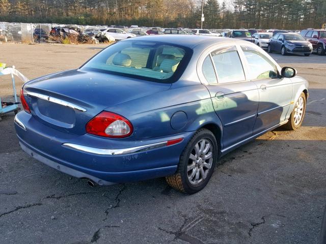 SAJEA51D63XD18917 - 2003 JAGUAR X-TYPE 2.5 BLUE photo 4