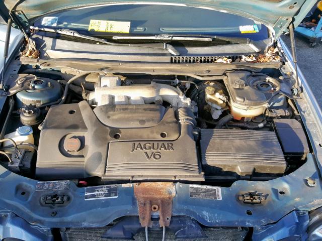 SAJEA51D63XD18917 - 2003 JAGUAR X-TYPE 2.5 BLUE photo 7