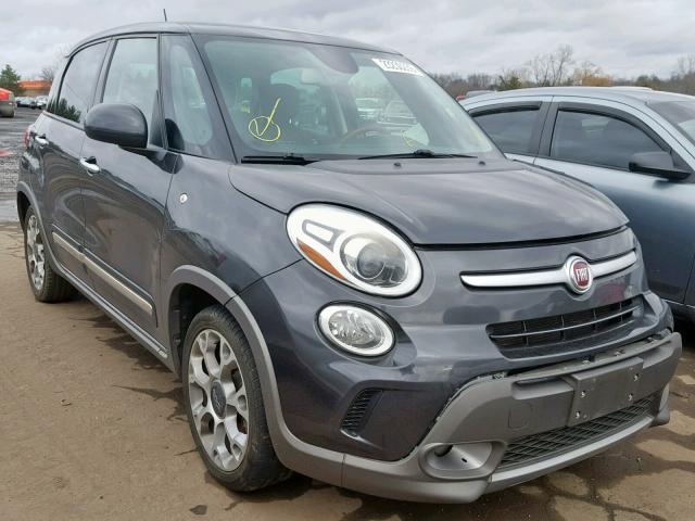 ZFBCFADHXEZ012373 - 2014 FIAT 500L TREKK GRAY photo 1