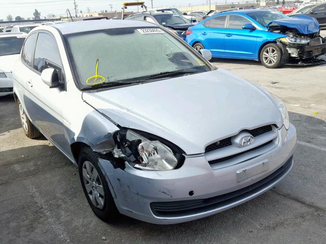 KMHCM3AC3AU171410 - 2010 HYUNDAI ACCENT BLU SILVER photo 1