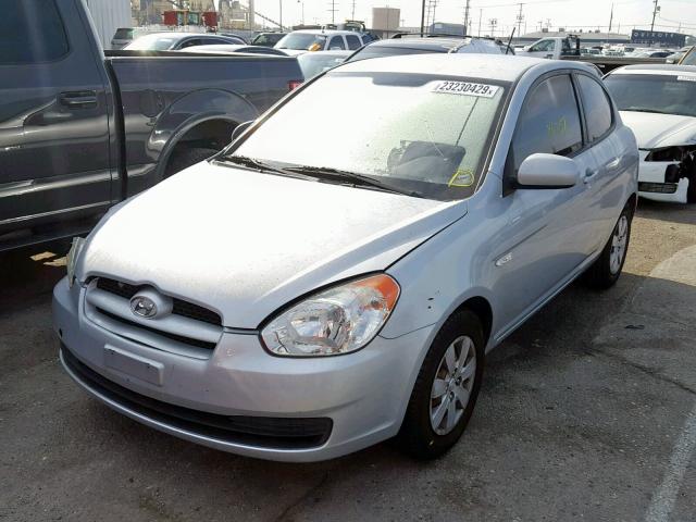 KMHCM3AC3AU171410 - 2010 HYUNDAI ACCENT BLU SILVER photo 2