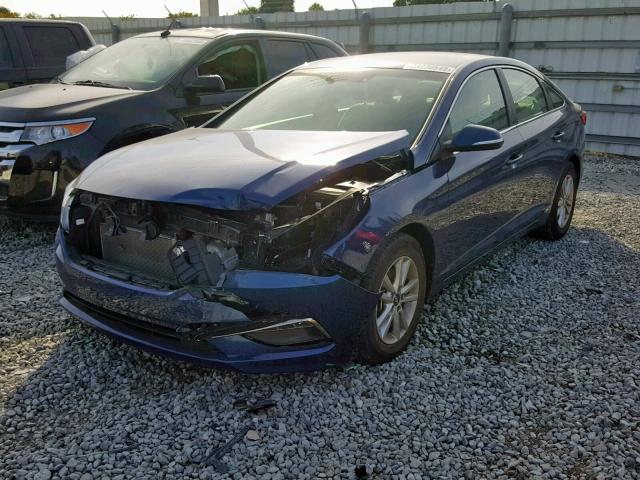 5NPE24AA6GH423077 - 2016 HYUNDAI SONATA ECO BLUE photo 2