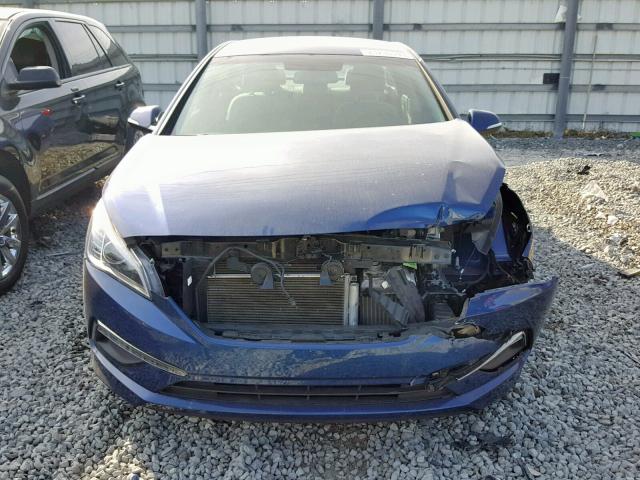 5NPE24AA6GH423077 - 2016 HYUNDAI SONATA ECO BLUE photo 9