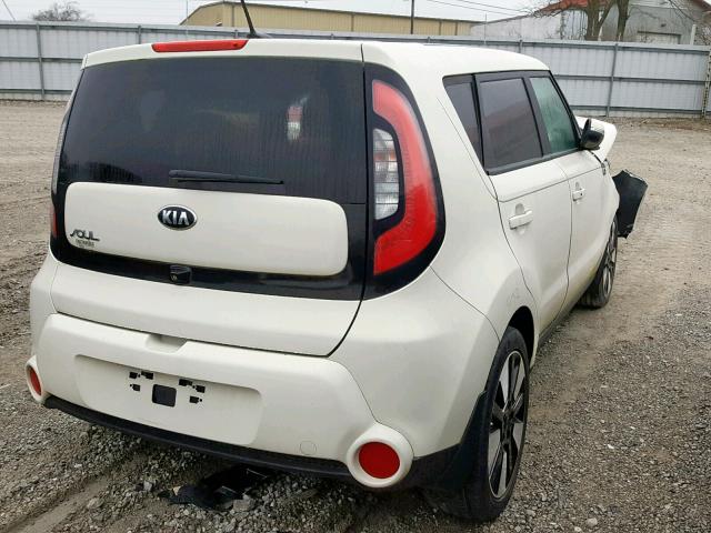 KNDJX3A51F7117422 - 2015 KIA SOUL ! WHITE photo 4