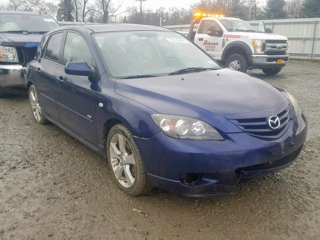 JM1BK343951236558 - 2005 MAZDA 3 HATCHBAC BLUE photo 1