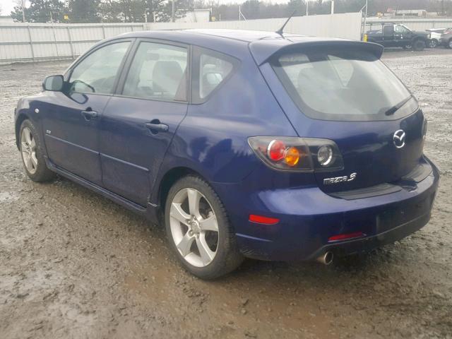 JM1BK343951236558 - 2005 MAZDA 3 HATCHBAC BLUE photo 3