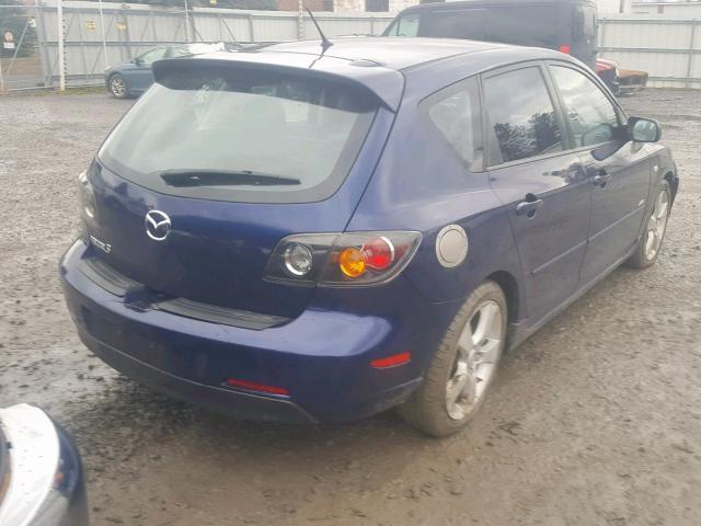 JM1BK343951236558 - 2005 MAZDA 3 HATCHBAC BLUE photo 4