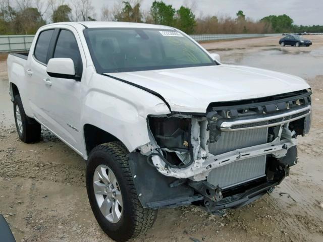 1GTG5CEN5H1271454 - 2017 GMC CANYON SLE WHITE photo 1