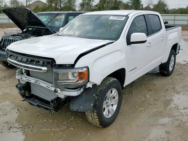 1GTG5CEN5H1271454 - 2017 GMC CANYON SLE WHITE photo 2