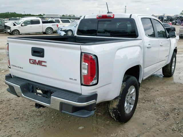 1GTG5CEN5H1271454 - 2017 GMC CANYON SLE WHITE photo 4