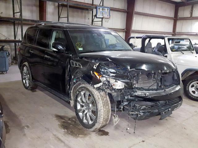 JN8AZ2NC1D9330454 - 2013 INFINITI QX56 BLACK photo 1