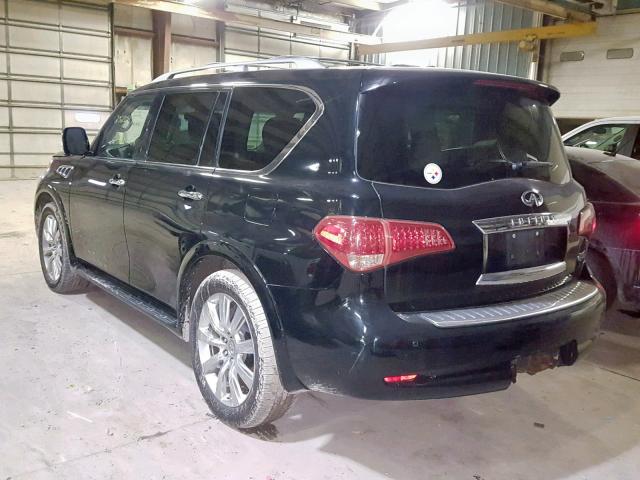 JN8AZ2NC1D9330454 - 2013 INFINITI QX56 BLACK photo 3