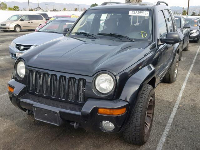 1J4GL58K63W555314 - 2003 JEEP LIBERTY LI BLACK photo 2