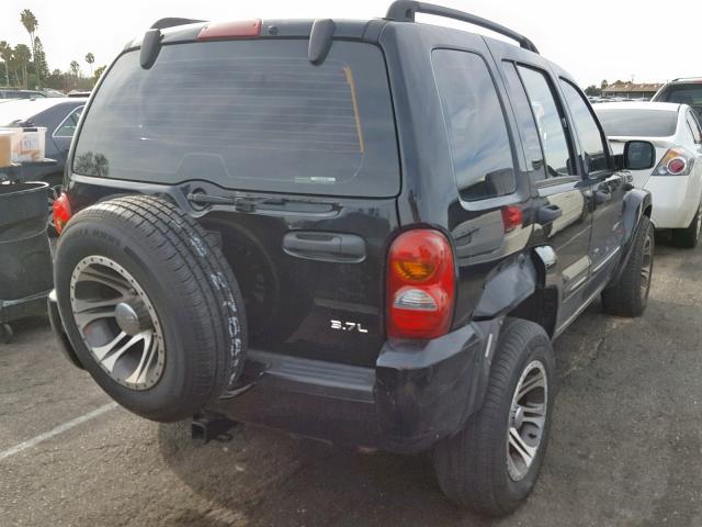 1J4GL58K63W555314 - 2003 JEEP LIBERTY LI BLACK photo 4