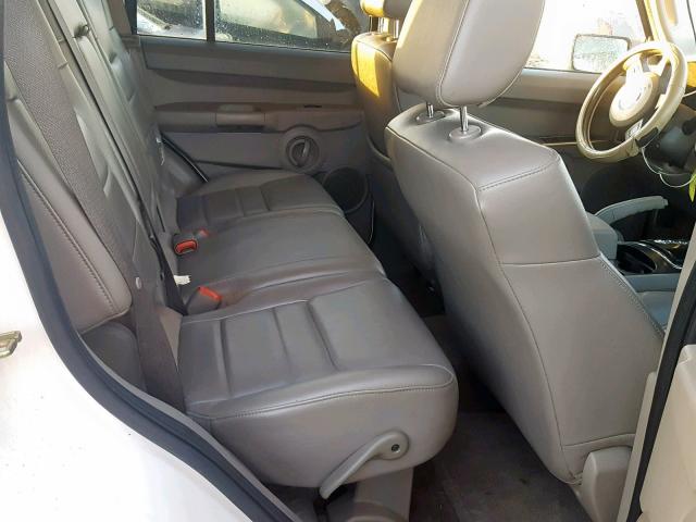 1J8HH48K76C339542 - 2006 JEEP COMMANDER WHITE photo 6
