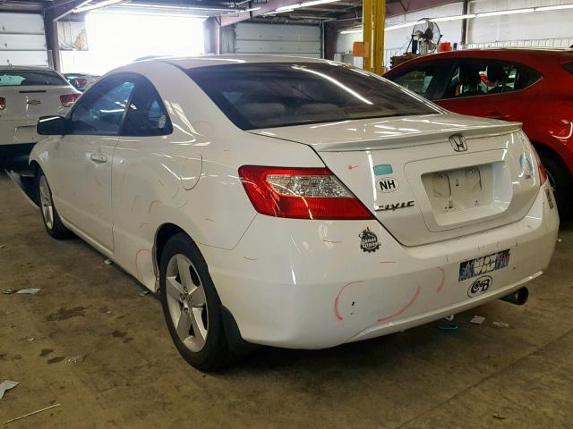 2HGFG128X8H500996 - 2008 HONDA CIVIC EX WHITE photo 3