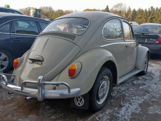 116254855 - 1966 VOLKSWAGEN BEETLE GREEN photo 4