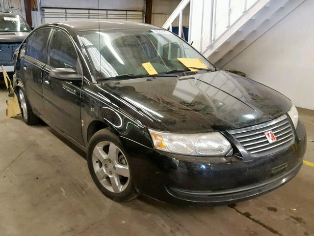 1G8AJ58F76Z208012 - 2006 SATURN ION LEVEL BLACK photo 1