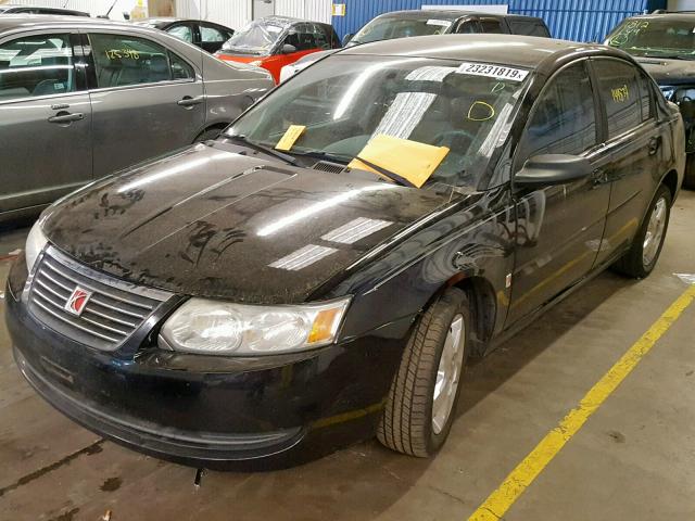 1G8AJ58F76Z208012 - 2006 SATURN ION LEVEL BLACK photo 2