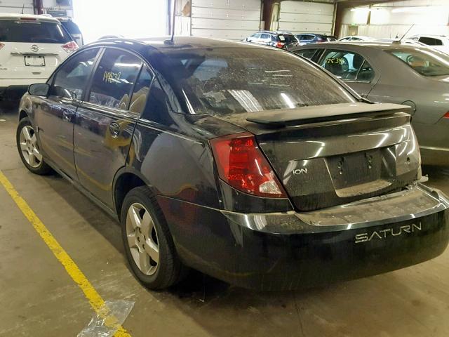 1G8AJ58F76Z208012 - 2006 SATURN ION LEVEL BLACK photo 3