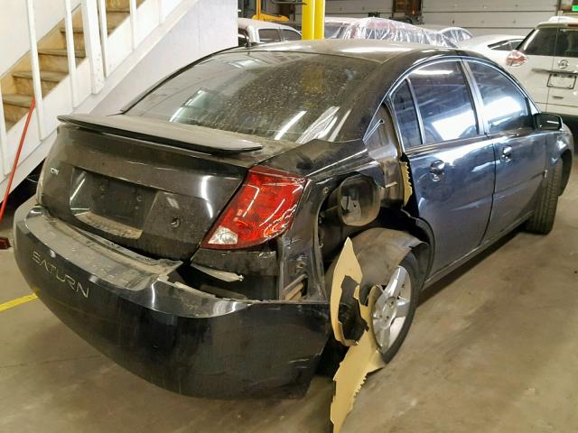 1G8AJ58F76Z208012 - 2006 SATURN ION LEVEL BLACK photo 4