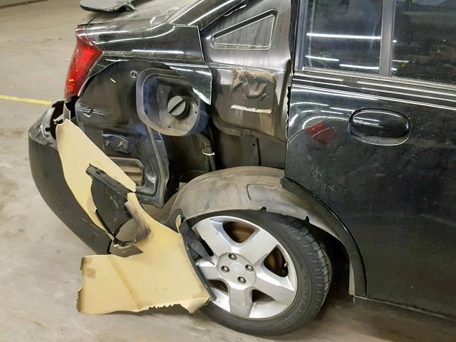 1G8AJ58F76Z208012 - 2006 SATURN ION LEVEL BLACK photo 9