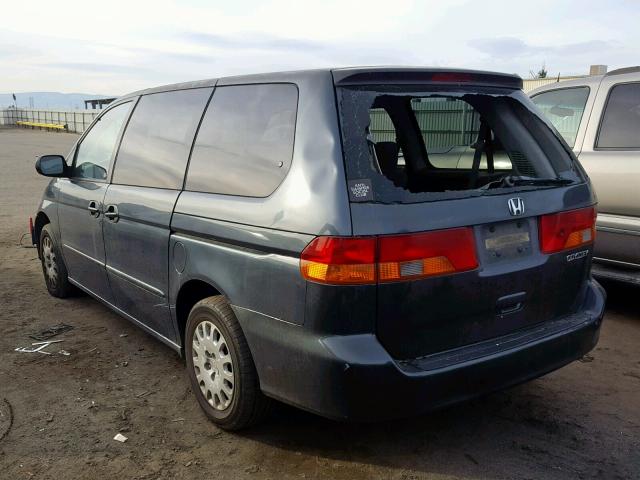 5FNRL18553B142175 - 2003 HONDA ODYSSEY LX GRAY photo 3