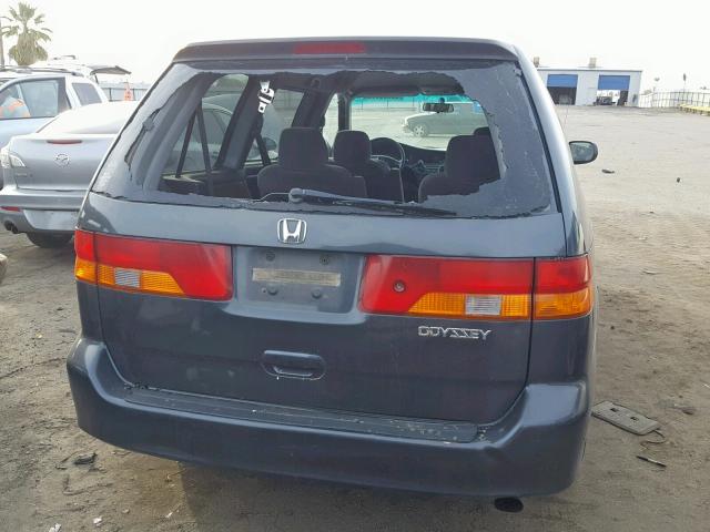 5FNRL18553B142175 - 2003 HONDA ODYSSEY LX GRAY photo 9