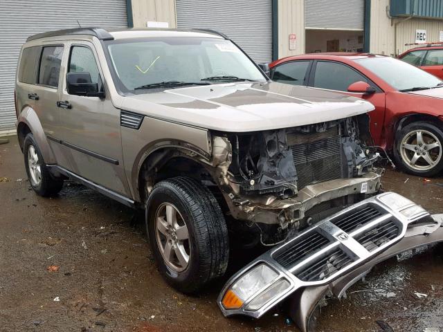 1D8GU28K97W579972 - 2007 DODGE NITRO SXT GRAY photo 1