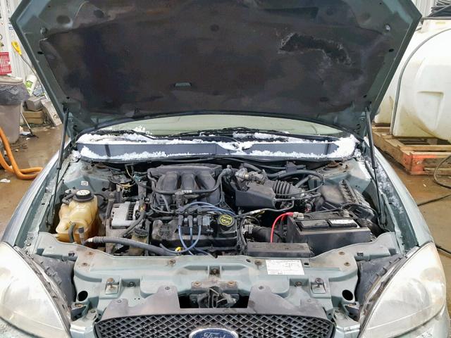 1FAFP53225A132815 - 2005 FORD TAURUS SE GREEN photo 7