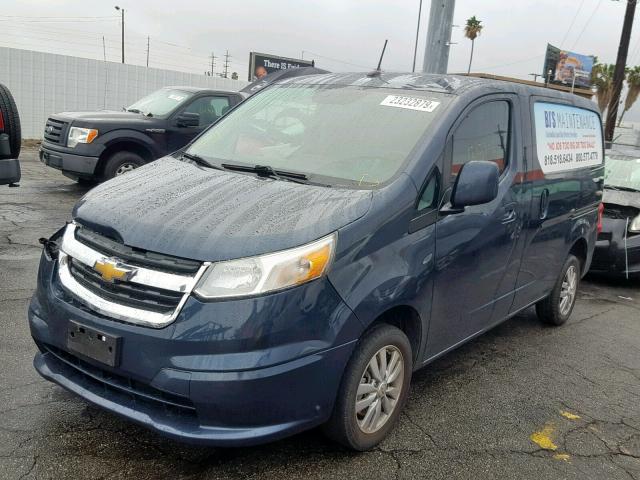 3N63M0ZN2FK705316 - 2015 CHEVROLET CITY EXPRE BLUE photo 2