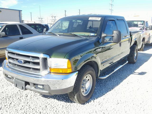 1FTNW20F1XEC56228 - 1999 FORD F250 SUPER GREEN photo 2