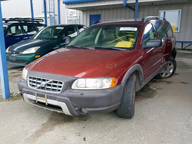 YV1SZ592551193340 - 2005 VOLVO XC70 RED photo 2