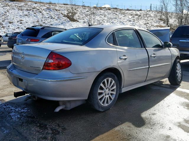2G4WE587781132517 - 2008 BUICK LACROSSE C SILVER photo 4
