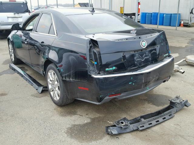 1G6DU57V690164969 - 2009 CADILLAC CTS HI FEA BLACK photo 3