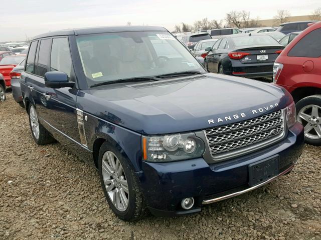 SALMF1D43BA332118 - 2011 LAND ROVER RANGE ROVE BLUE photo 1