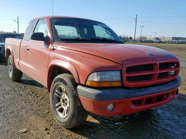 1B7GL32N82S506201 - 2002 DODGE DAKOTA SPO RED photo 1