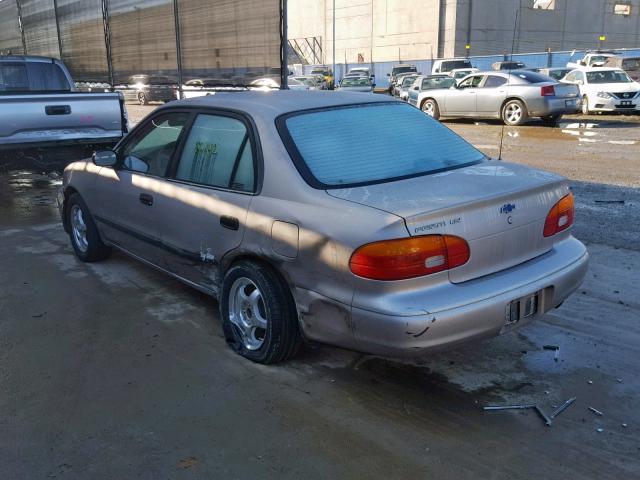 1Y1SK52831Z440516 - 2001 CHEVROLET GEO PRIZM BEIGE photo 3