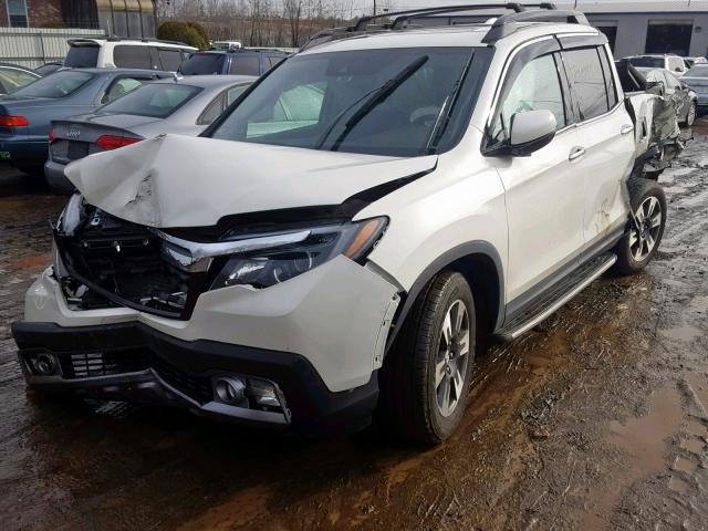 5FPYK3F79HB031822 - 2017 HONDA RIDGELINE WHITE photo 2